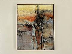 Det er mellem linjerne alting str. 40 x 50 cm.Solgt
