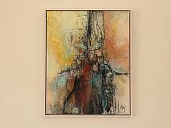 Det er mellem linjerne alting str. 40 x 50 cm kr. 6495,- inkl.ramme