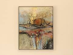 Det er mellem linjerne alting str. 40 x 50 cm kr. 6495,- inkl.ramme