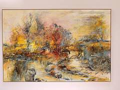 Det er mellem linjerne alting st�r. 100 x 150 cm. Solgt