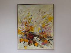 Det er mellem linjerne alting st�r. 80 x 100 cm. Solgt
