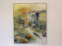 Bridge over troubled water 80 x 100 cm kr. 12.995,- inkl. ramme