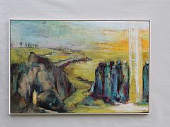 Fra pske til himmelfart   80 x 120 cm. Solgt.