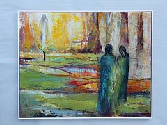 Skabelsen 80 x 100 cm. Solgt