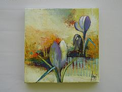 Forr - en ny begyndelse 30 x 30 cm. Solgt