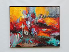 Forr - en ny begyndelse 80 x 100 cm kr. Solgt