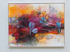 Forr en ny begyndelse 70 x 90 cm. Solgt