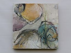 En ny begyndelse 30 x 30 cm. Solgt