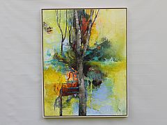 Skabelsen 70 x 90 cm . Solgt