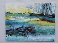 En ny begyndelse 70 x 90 cm. Solgt