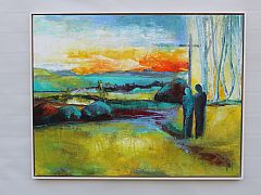 En ny begyndelse 70 x 90 cm. Solgt