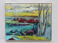 Opstandelseshaven 80 x 100 cm. Solgt