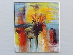 Mlkebtten. 90 x 100 cm. Solgt