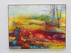 En ny begyndelse 70 x 90 cm.Solgt