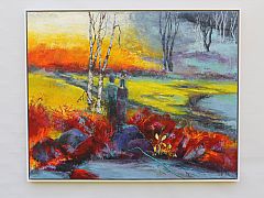 En ny begyndelse 80 x 100 cm. Solgt