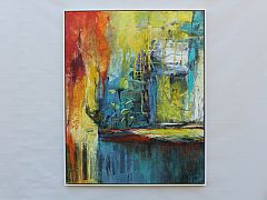 Alfa og Omega 80 x 100 cm kr. Solgt