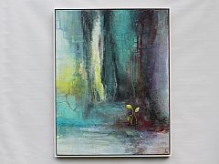Md mig i mrket - til en ny begyndelse 70 x 90 cm. Solgt