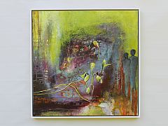 Skabelsen og en ny begyndelse 60 x 60 cm. Solgt