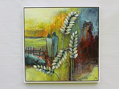 My place in this world ? 60 x 60 cm. Solgt