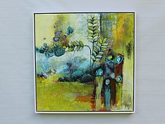My place in this world ? 60 x 60 cm . Solgt