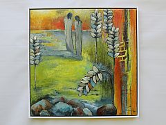 My place in this world? 60 x 60 cm. Solgt