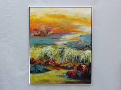 Livsvejen 1.    80 x 100 cm. Solgt