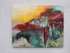 My place in this world 80 x 100 cm. (4cm dyb) Solgt