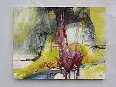 Den bundne frihed 70 x 90 cm. (4 cm dyb) Solgt
