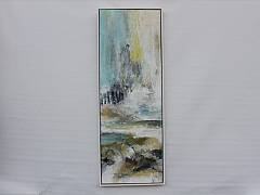 En ny begyndelse - den stille sagte susen 35 x 100 cm . Solgt
