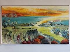 Livsvejen 80 x 140 cm. Solgt