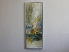 Skabelsen 35 x 100 cm inkl. ramme. Solgt