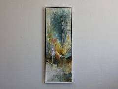 Skabelsen 35 x 100 cm inkl. ramme. Solgt