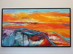 Livsglde 100 x 180 cm. Solgt