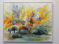 Den bundne frihed 80 x 100 cm . Solgt