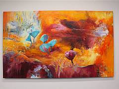 Skabelsen 120 x 210 cm.  Solgt