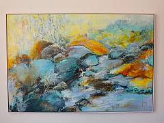 En ny begyndelse 100 x 150 cm. Solgt