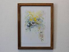 Forundring & glde 30 x 40 cm  kr. 795,- inkl. gammel teakramme