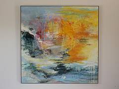 Lngsel efter harmoni 100 x 100 cm .Solgt 