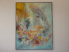 Glde-lngsel efter harmoni  70 x 90 cm. kr. Solgt