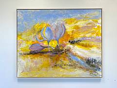 En ny begyndelse 80 x 100 cm. kr. 12.995,- inkl. ramme